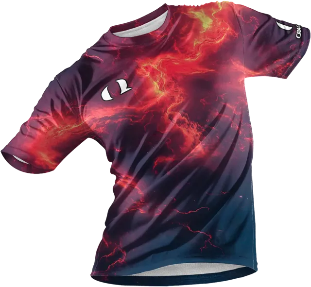 Solar Flare all-over wrap print soccer jersey